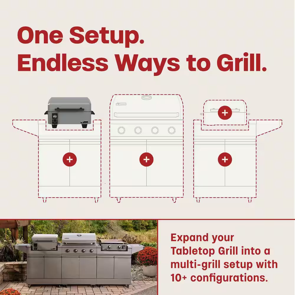 Emberwood Portable Pellet Grill and Smoker in Gunmetal Gray