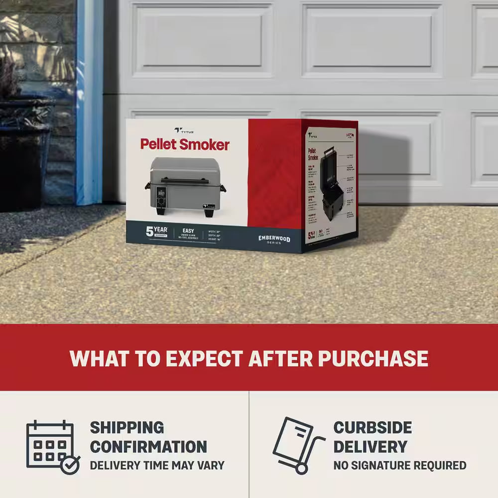 Emberwood Portable Pellet Grill and Smoker in Gunmetal Gray