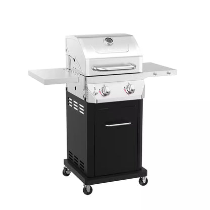 2 Burner Propane Gas Grill in Black