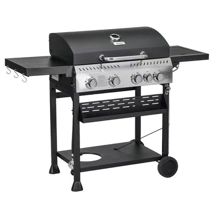 Portable Propane Gas Grill in Black