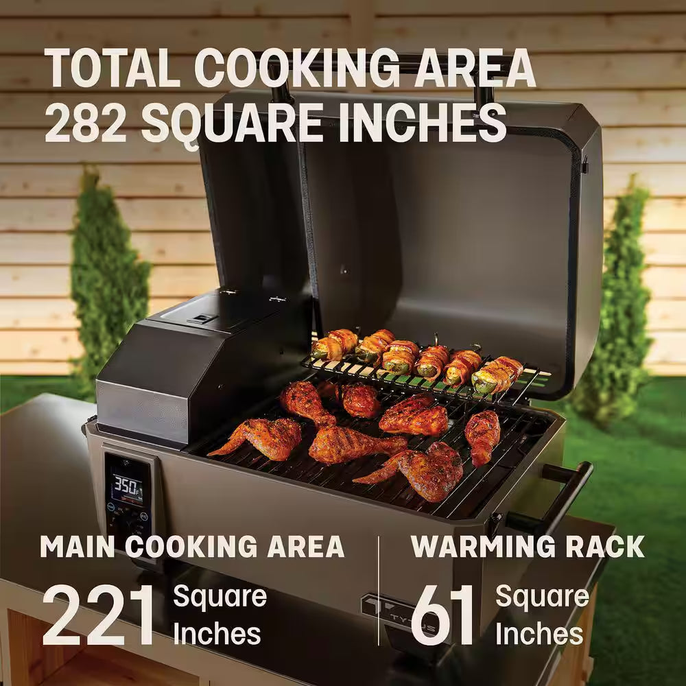 Emberwood Portable Pellet Grill and Smoker in Gunmetal Gray