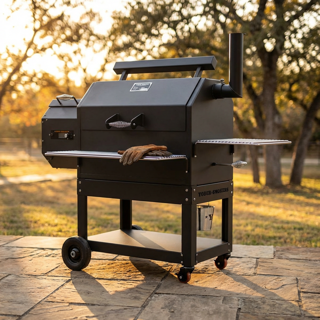 Ys640S Pellet Grill — Studio Shot