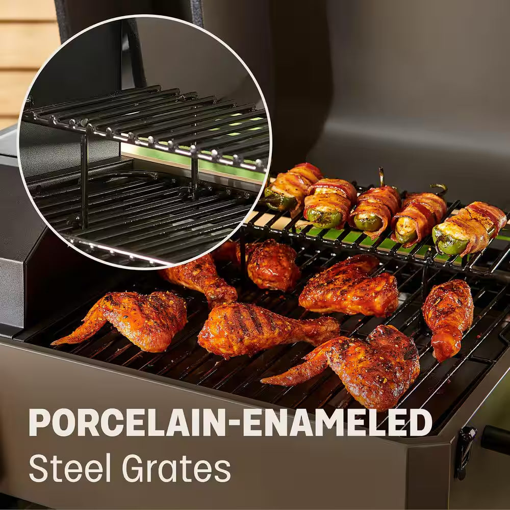 Emberwood Portable Pellet Grill and Smoker in Gunmetal Gray